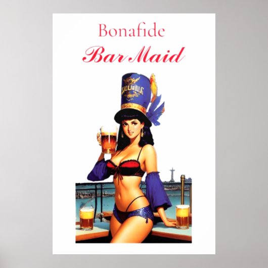 Poster Bonafide barre serveuse Thunder_Cove (Devant)