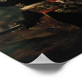 Poster Bonaparte au Pont d'Arcole (Coin)