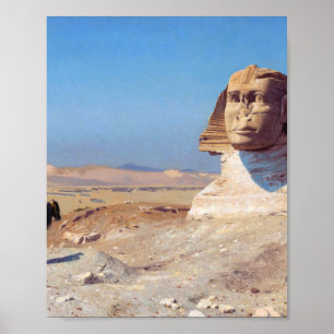 Poster Bonaparte Avant Le Sphinx Par Jean Leon Gerome