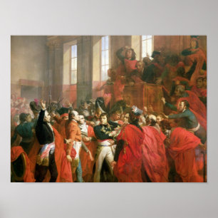 Poster Bonaparte et Conseil des Cinq Cent à St.