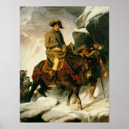 Poster Bonaparte Traversant les Alpes (Devant)