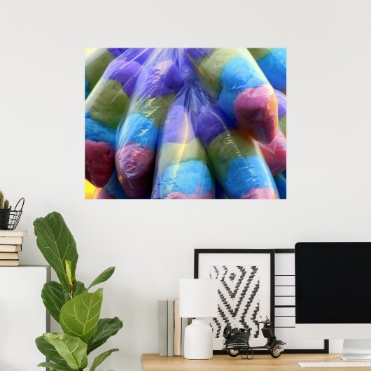 Poster Bonbon de coton doux (Bureau à domicile)