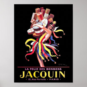 Poster Bonbons Art Nouveau vintage par Cappiello