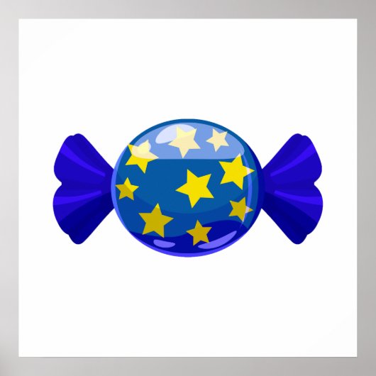 Poster Bonbons colorés (Devant)