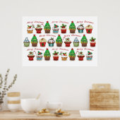 Poster Bonbons de Noël (Cuisine)
