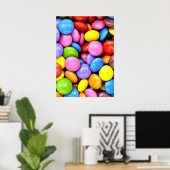 Poster Bonbons, douceurs colorées (Bureau à domicile)