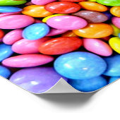 Poster Bonbons, douceurs colorées (Coin)