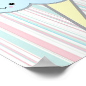 Poster bonbons en coton kawaii (Coin)