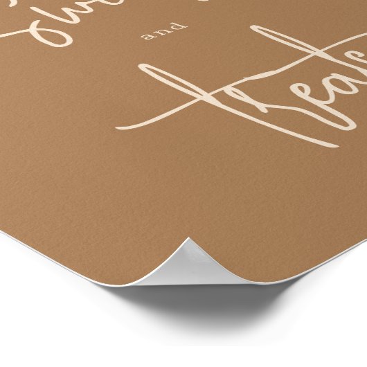 Poster Bonbons et friandises de lapin simples (Coin)