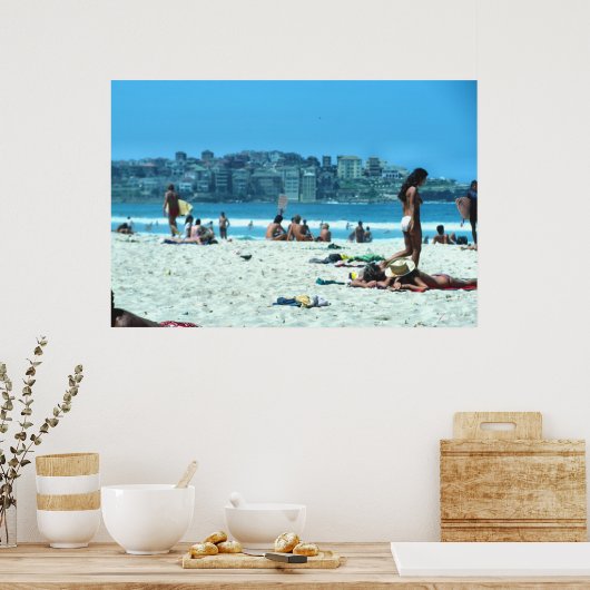 Poster Bondi beach (Cuisine)