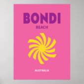 Poster Bondi Beach Australie (Devant)