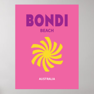 Poster Bondi Beach Australie