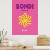 Poster Bondi Beach Australie (Cuisine)