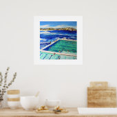 Poster Bondi Beach Icebergs (Cuisine)