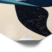 Poster Bondissement géométrique d'Azur (Coin)