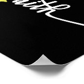 Poster Bone Cancer Faith Sarcoma Bone Cancer Awareness Su (Coin)