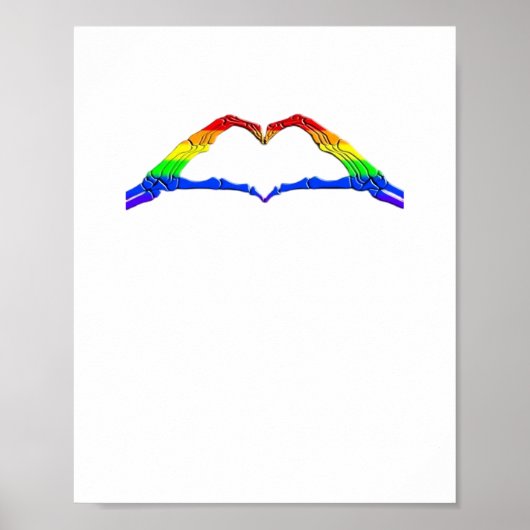 Poster Bone Hands Heart Classic (Devant)