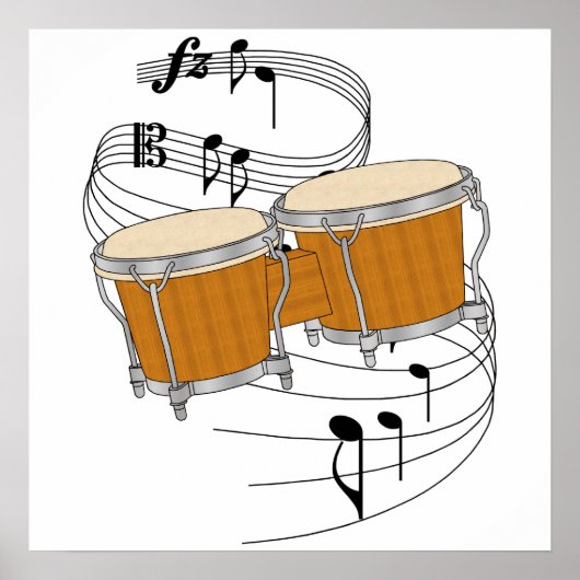 Poster Bongos (Devant)