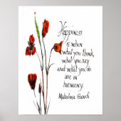 Poster Bonheur (Devant)