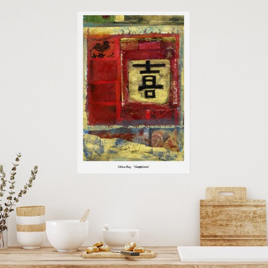 Poster Bonheur (Cuisine)