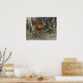 Poster Bonheur - Cerf en vedette (Cuisine)