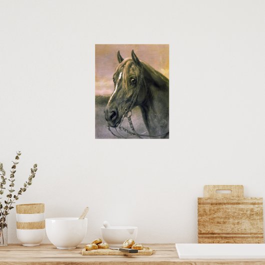 Poster Bonheur - Chef D'Un Cheval (Cuisine)