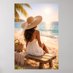 Poster Bonheur de l'heure dorée
