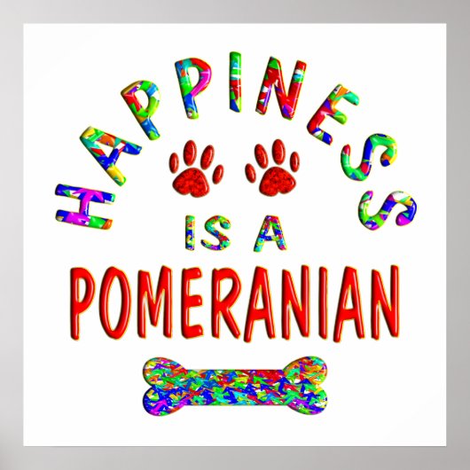Poster Bonheur de Poméranie (Devant)