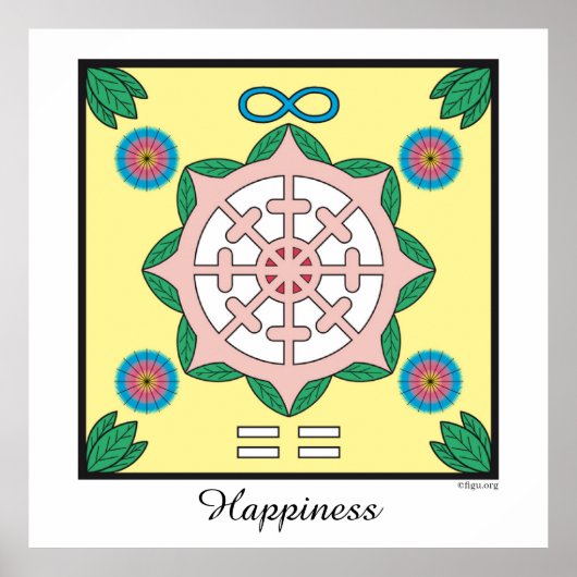 Poster Bonheur/Être heureux (Devant)