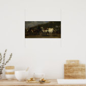 Poster Bonheur - La Foire du Cheval 1855 (Cuisine)