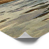 Poster Bonheur - Paysage fluvial (Coin)