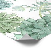 Poster Bonheur plante | Motif réussi (Coin)