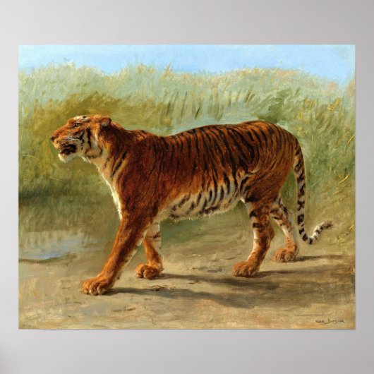 Poster Bonheur - Tigre Royal Du Mars (Devant)