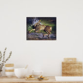 Poster Bonheur - Un Cerf De Roi Dans La Forêt (Cuisine)