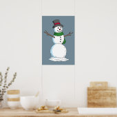 Poster Bonhomme de neige (Cuisine)