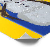 POSTER BONHOMME DE NEIGE (Coin)