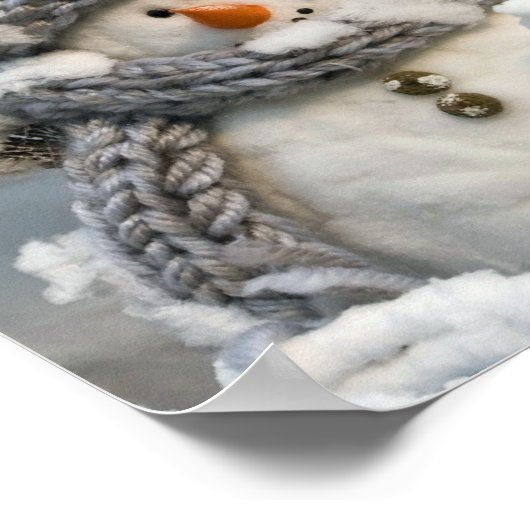 Poster bonhomme de Noël (Coin)