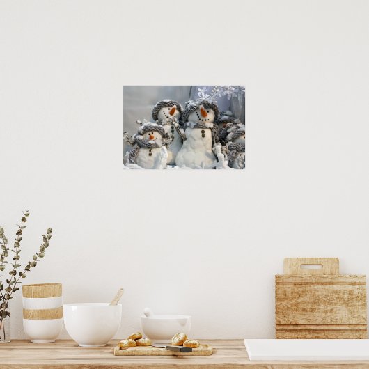 Poster bonhomme de Noël (Cuisine)