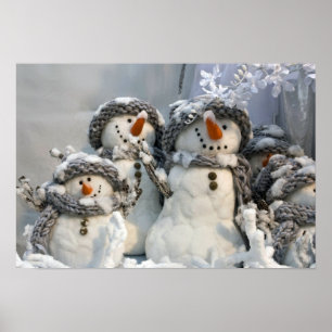 Poster bonhomme de Noël