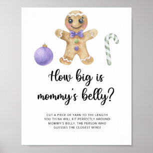 Poster Bonhomme en pain d'épice quelle est la taille du v