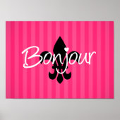 Poster Bonjour (Devant)