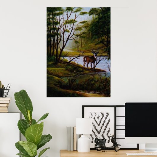 Poster Bonjour (Bureau à domicile)