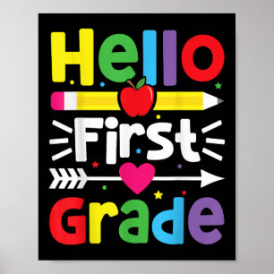 Poster Bonjour 1ère année 1ère année Retour à l'école Ens