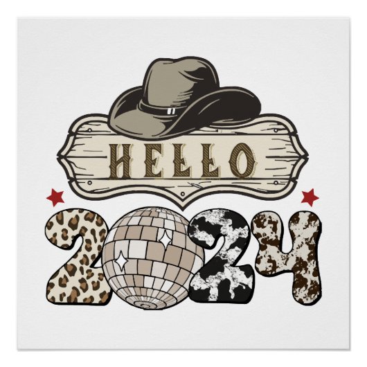 Poster Bonjour 2024 occidental (Devant)