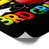 Poster Bonjour 3e équipe d'enseignant de 3e classe (Coin)