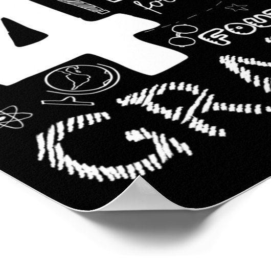 Poster Bonjour 4e année Enseignants garçons et équipe 4e  (Coin)