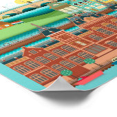 Poster Bonjour Amsterdam Holland Travel (Coin)