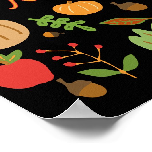 Poster Bonjour Automne ! (Coin)