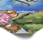 Poster Bonjour automne | Fleurs et Berries Wreath (Coin)