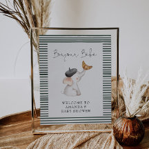 Bonjour Bebe French Doodle Baby shower d'accueil